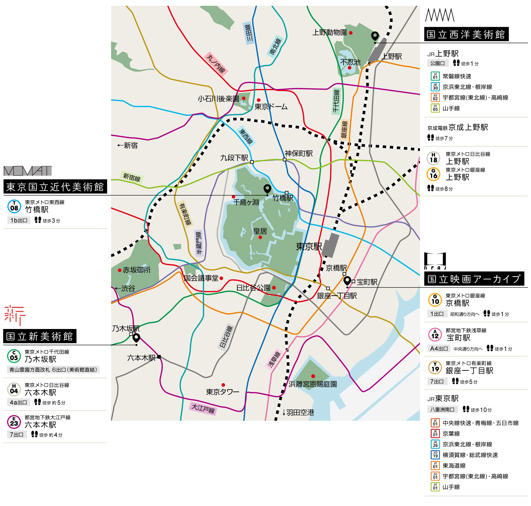 東京マップ画像